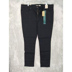 Levis 311 Jeans Womens 34x30 Black Denim Shaping Skinny Mid Rise Stretch